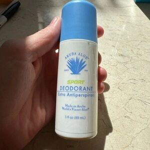 All natural deodorant made with aloe Vera from Aruba
